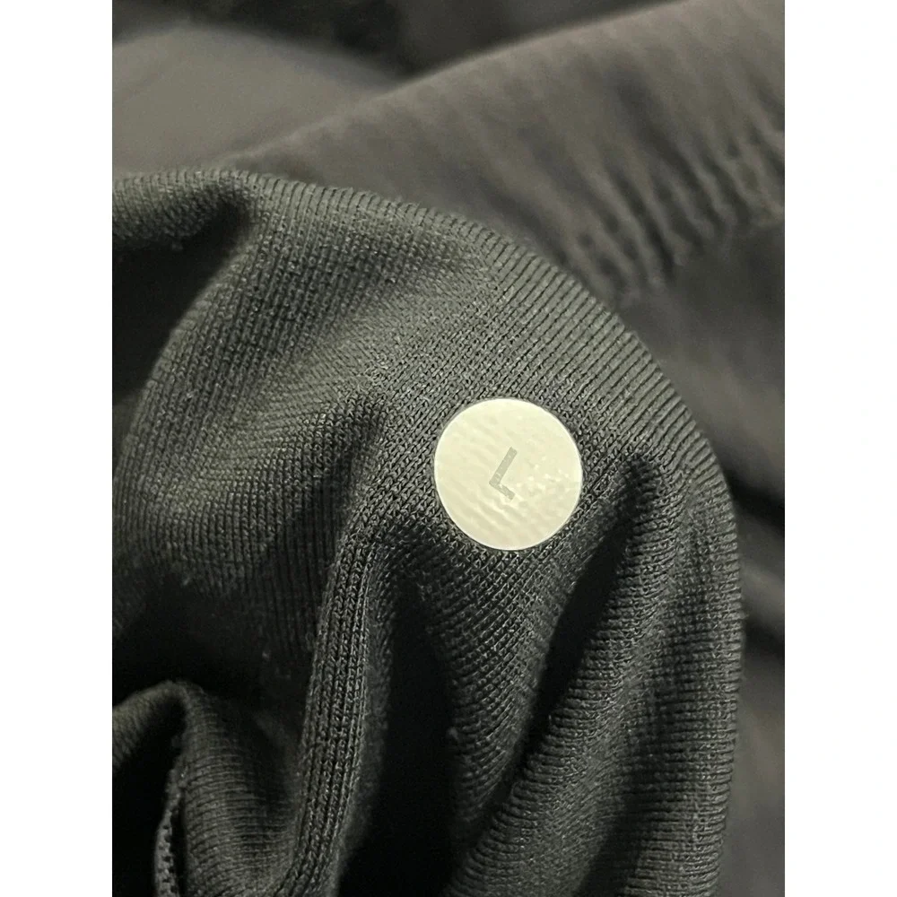Lululemon Mens Black Textured Athletic Cargo Pants Size L